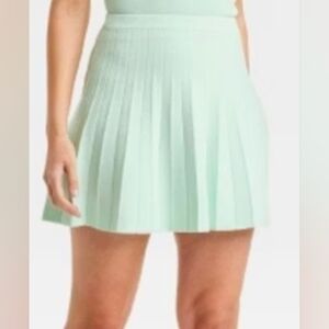*NWT* a new day WHITE Pleated Mini Skirt
